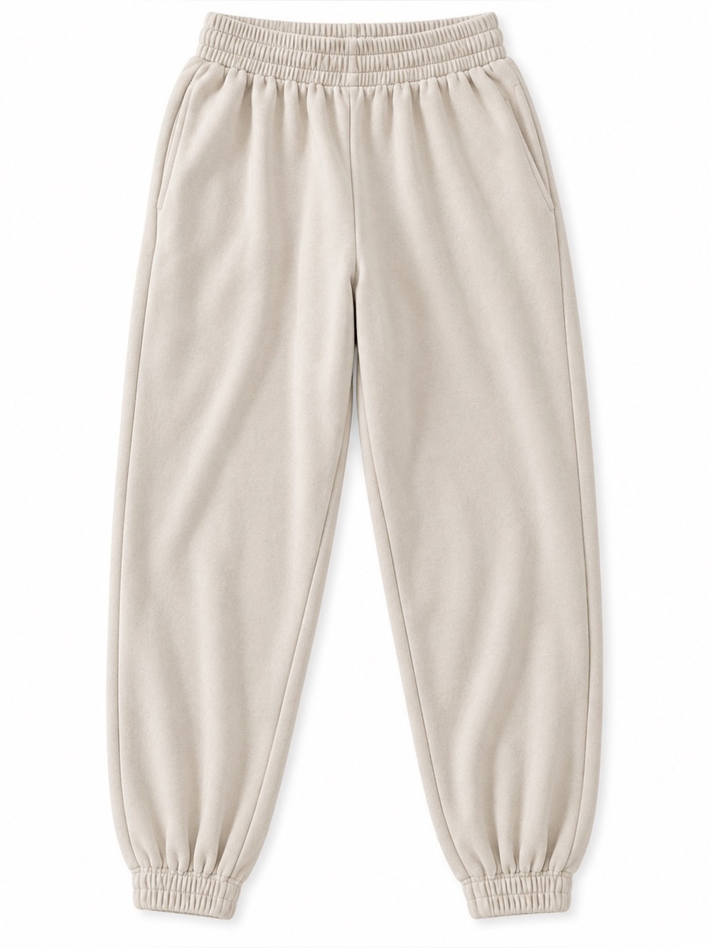 Garage Cream Fleece Jogger Sweatpants Women’s P/S